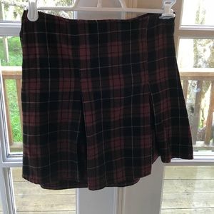 Brandy Plaid Skirt